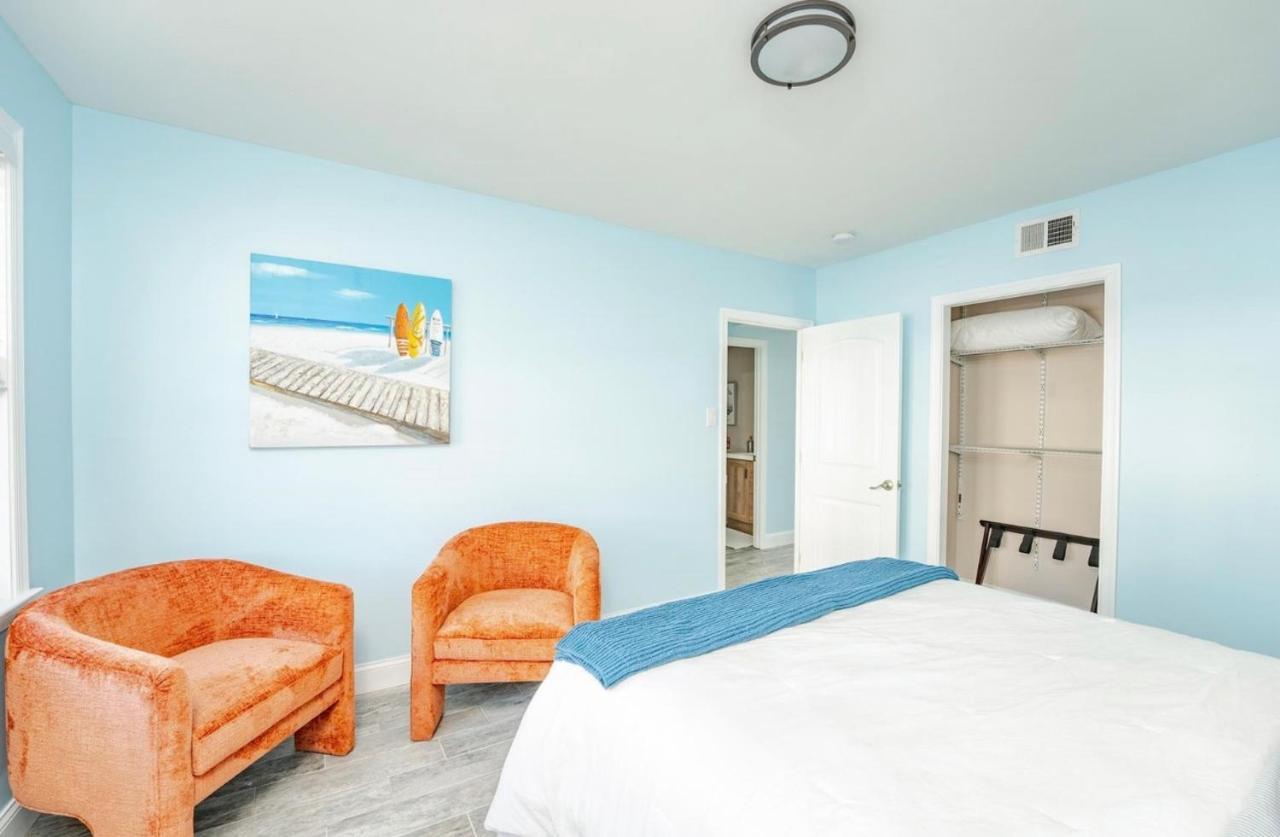 Steps To Sand Updated Bouchee Beachy Condo Deck Parking Brigantine Exterior photo